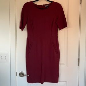Lands’ End Ponte Short Sleeve Dress